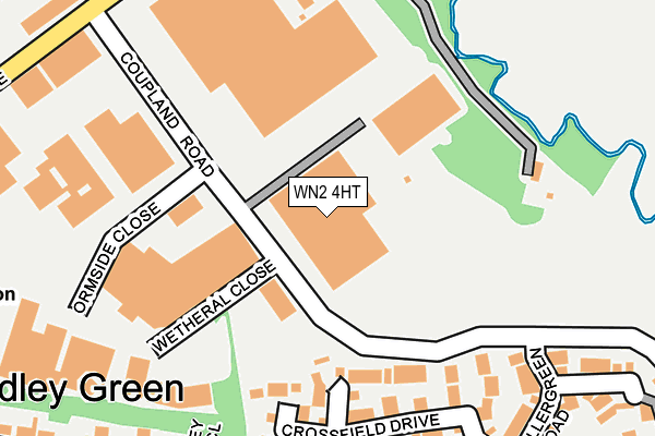 WN2 4HT map - OS OpenMap – Local (Ordnance Survey)