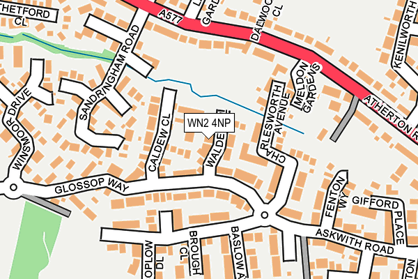 WN2 4NP map - OS OpenMap – Local (Ordnance Survey)