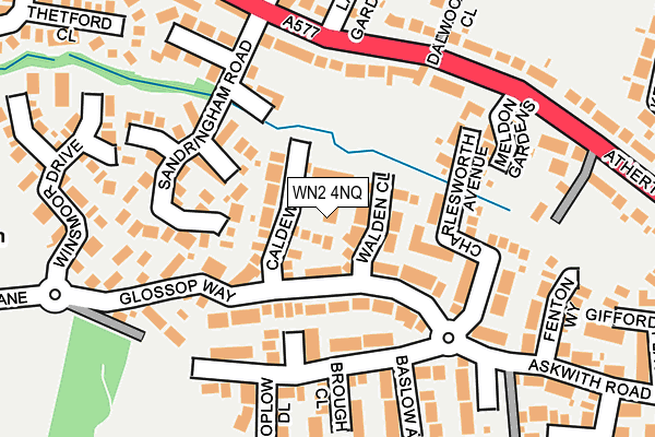 WN2 4NQ map - OS OpenMap – Local (Ordnance Survey)