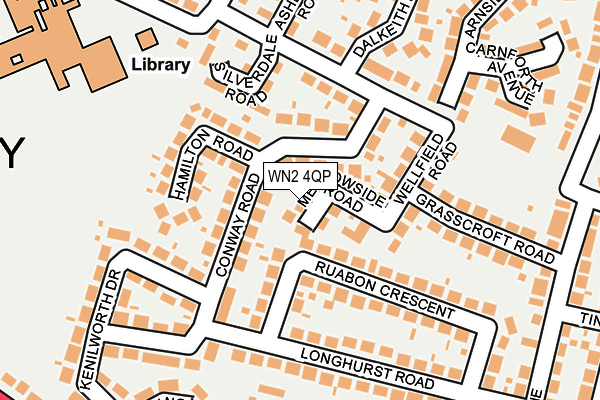 WN2 4QP map - OS OpenMap – Local (Ordnance Survey)