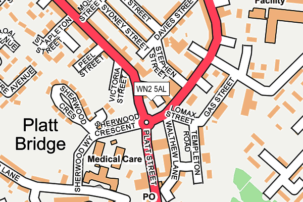 Map of HANDYMANS STORES LIMITED at local scale