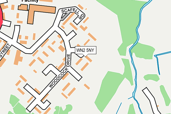 WN2 5NY map - OS OpenMap – Local (Ordnance Survey)