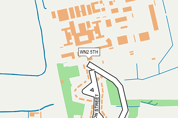 WN2 5TH map - OS OpenMap – Local (Ordnance Survey)