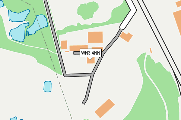 WN3 4NN map - OS OpenMap – Local (Ordnance Survey)