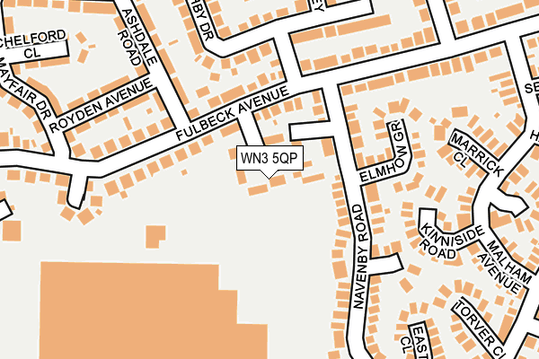 WN3 5QP map - OS OpenMap – Local (Ordnance Survey)