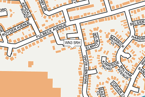 WN3 5RH map - OS OpenMap – Local (Ordnance Survey)