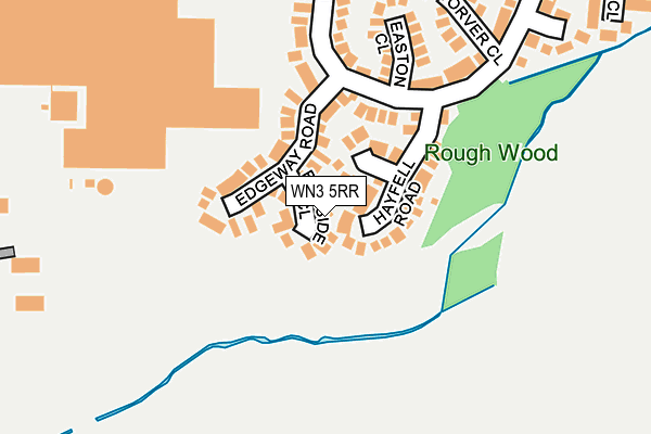 WN3 5RR map - OS OpenMap – Local (Ordnance Survey)