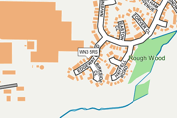 WN3 5RS map - OS OpenMap – Local (Ordnance Survey)