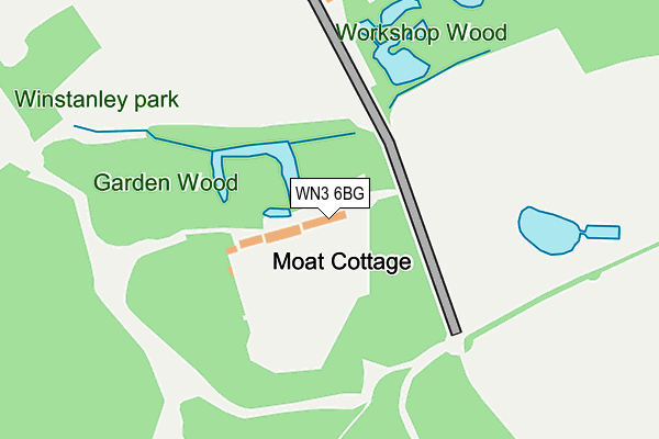 WN3 6BG map - OS OpenMap – Local (Ordnance Survey)