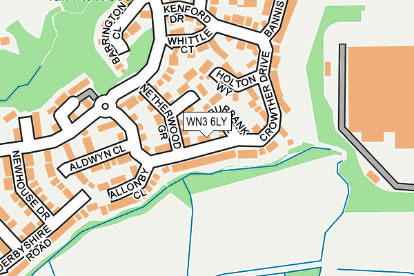 Map of SANDBROOK HOMES LIMITED at local scale