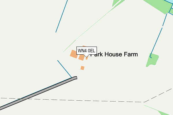 WN4 0EL map - OS OpenMap – Local (Ordnance Survey)