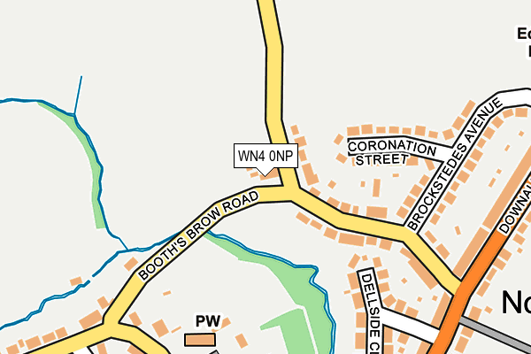 WN4 0NP map - OS OpenMap – Local (Ordnance Survey)