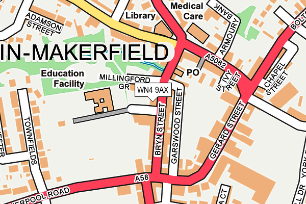 Map of AD'S BARBERS LIMITED at local scale