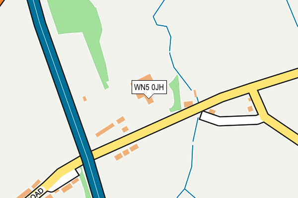 WN5 0JH map - OS OpenMap – Local (Ordnance Survey)