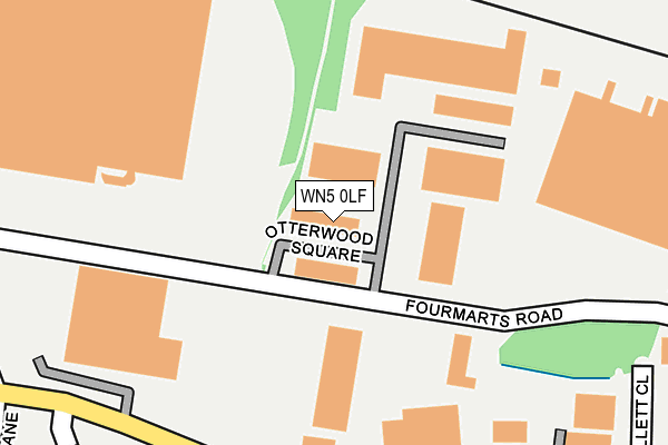 WN5 0LF map - OS OpenMap – Local (Ordnance Survey)