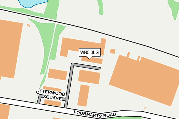 WN5 0LG map - OS OpenMap – Local (Ordnance Survey)