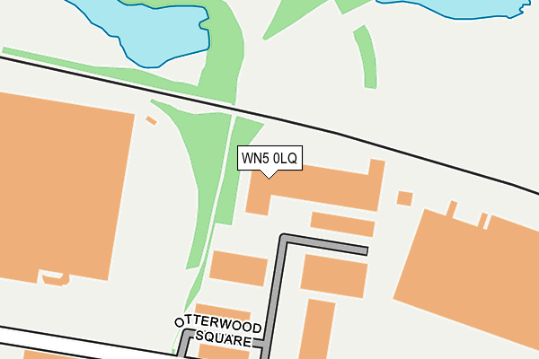 WN5 0LQ map - OS OpenMap – Local (Ordnance Survey)