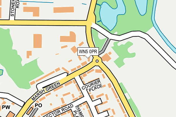 WN5 0PR map - OS OpenMap – Local (Ordnance Survey)