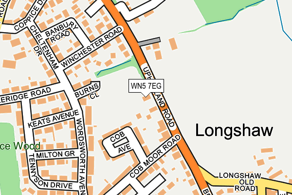 WN5 7EG map - OS OpenMap – Local (Ordnance Survey)