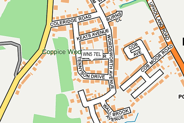 WN5 7EL map - OS OpenMap – Local (Ordnance Survey)