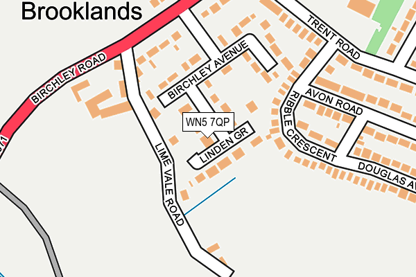 WN5 7QP map - OS OpenMap – Local (Ordnance Survey)