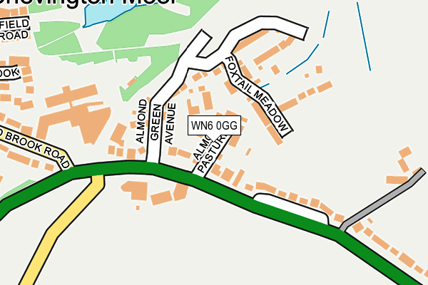 WN6 0GG map - OS OpenMap – Local (Ordnance Survey)
