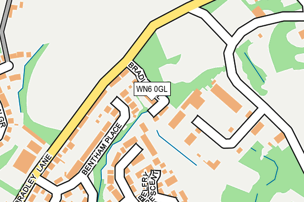 WN6 0GL map - OS OpenMap – Local (Ordnance Survey)