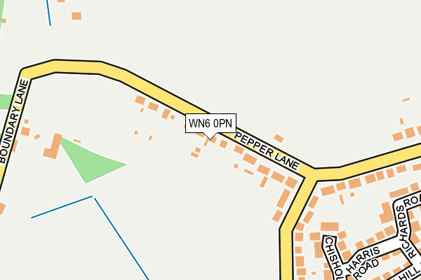 WN6 0PN map - OS OpenMap – Local (Ordnance Survey)