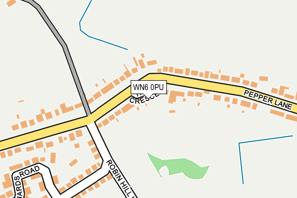 WN6 0PU map - OS OpenMap – Local (Ordnance Survey)