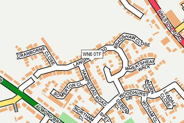 WN6 0TF map - OS OpenMap – Local (Ordnance Survey)