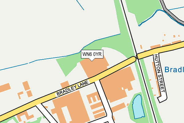 WN6 0YR map - OS OpenMap – Local (Ordnance Survey)