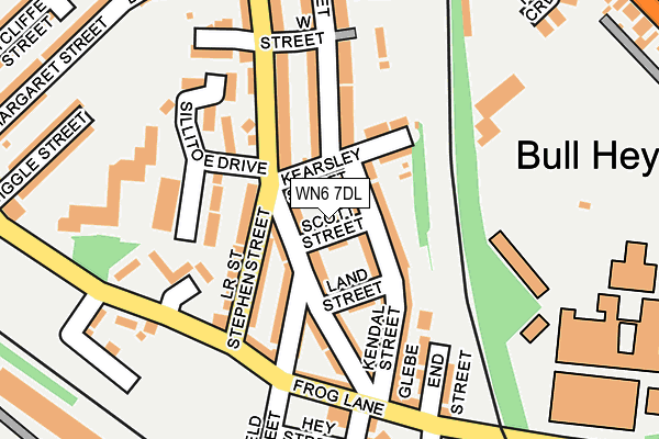 WN6 7DL map - OS OpenMap – Local (Ordnance Survey)