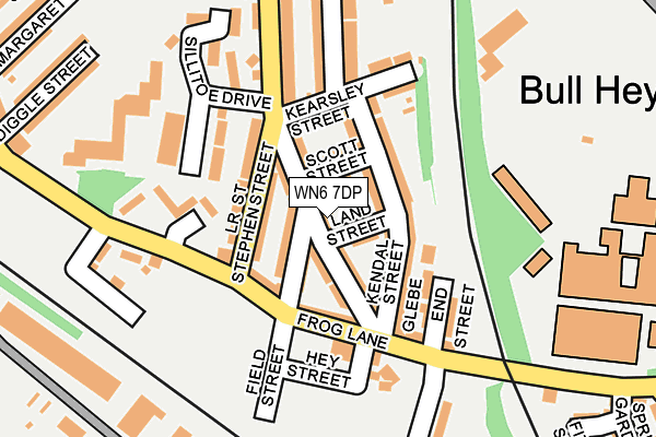 WN6 7DP map - OS OpenMap – Local (Ordnance Survey)