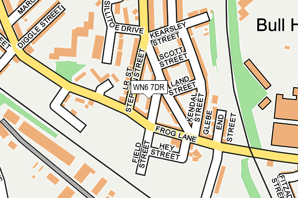 WN6 7DR map - OS OpenMap – Local (Ordnance Survey)