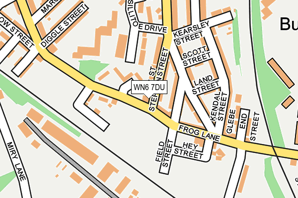 WN6 7DU map - OS OpenMap – Local (Ordnance Survey)