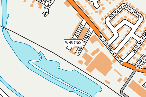 WN6 7NQ map - OS OpenMap – Local (Ordnance Survey)