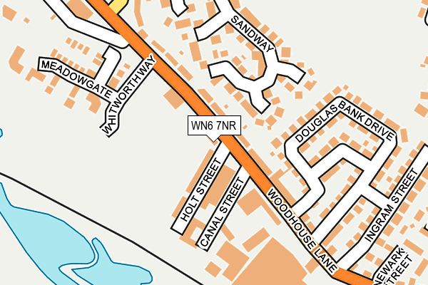 WN6 7NR map - OS OpenMap – Local (Ordnance Survey)