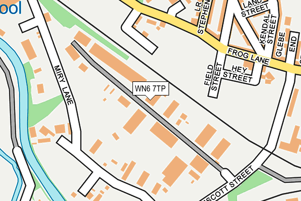 WN6 7TP map - OS OpenMap – Local (Ordnance Survey)