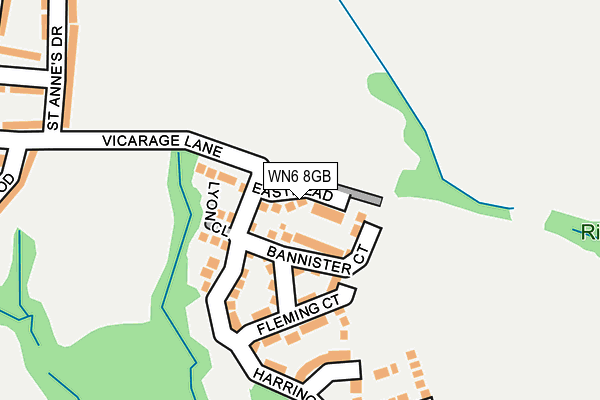 WN6 8GB map - OS OpenMap – Local (Ordnance Survey)
