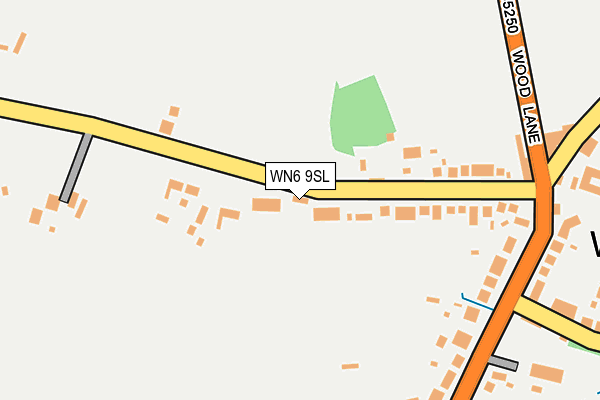 WN6 9SL map - OS OpenMap – Local (Ordnance Survey)