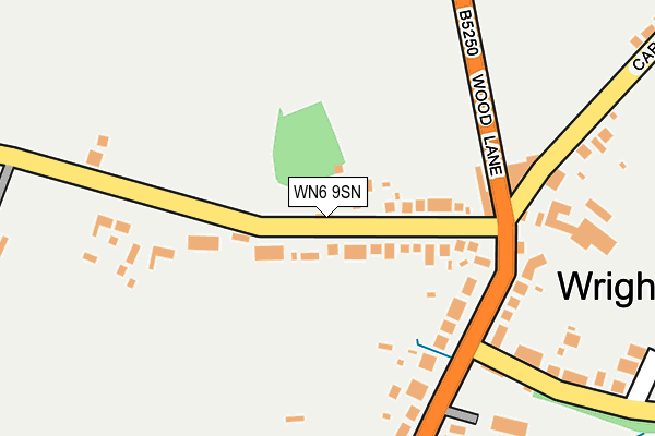 WN6 9SN map - OS OpenMap – Local (Ordnance Survey)