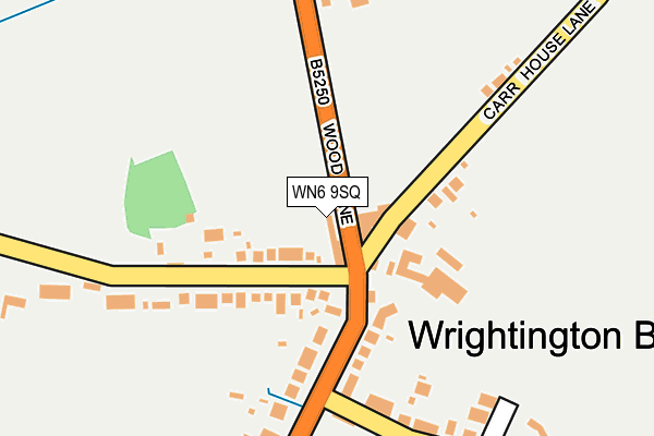 WN6 9SQ map - OS OpenMap – Local (Ordnance Survey)