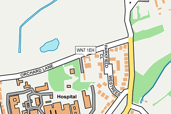 WN7 1EH map - OS OpenMap – Local (Ordnance Survey)