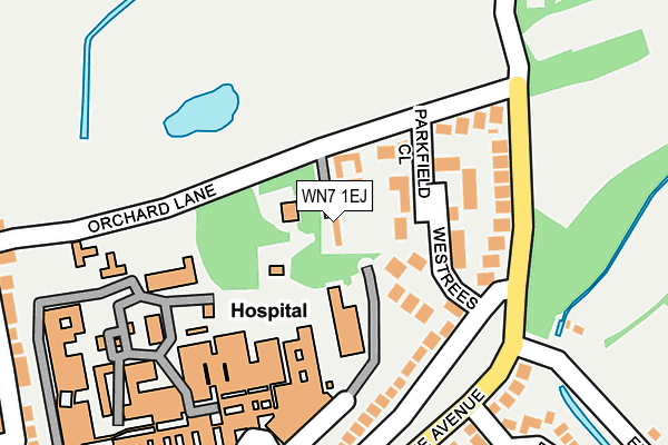WN7 1EJ map - OS OpenMap – Local (Ordnance Survey)