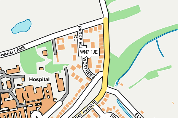 WN7 1JE map - OS OpenMap – Local (Ordnance Survey)