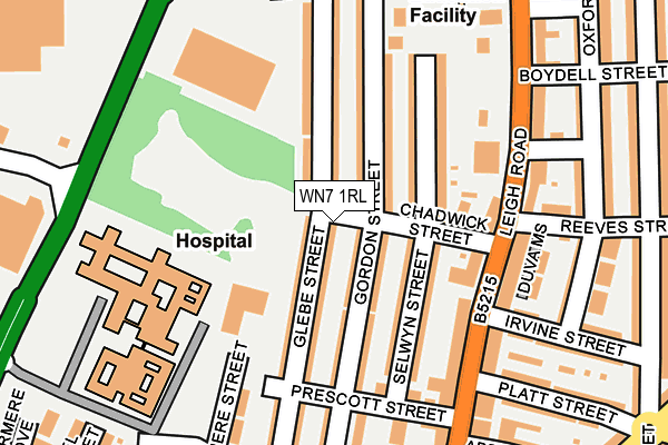 WN7 1RL map - OS OpenMap – Local (Ordnance Survey)