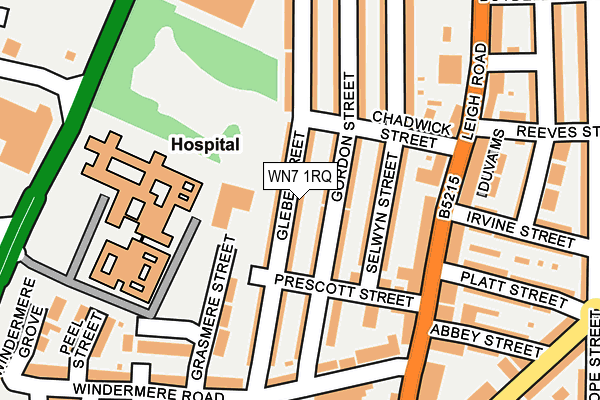 WN7 1RQ map - OS OpenMap – Local (Ordnance Survey)