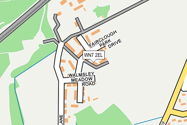 WN7 2EL map - OS OpenMap – Local (Ordnance Survey)