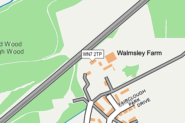 WN7 2TP map - OS OpenMap – Local (Ordnance Survey)