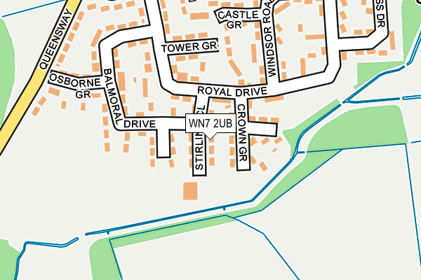 WN7 2UB map - OS OpenMap – Local (Ordnance Survey)